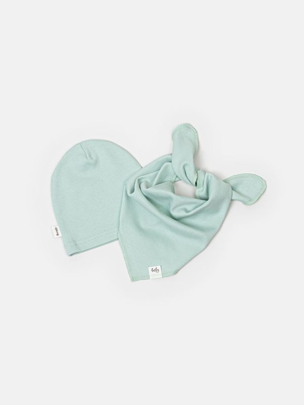 Комплект шапка и платок 