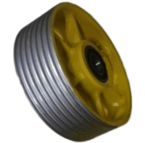 Отводной блок стал. D=360  мм, 7х8мм троса, ширина 129/140 мм, расстояние между тросами 18 мм, кабина