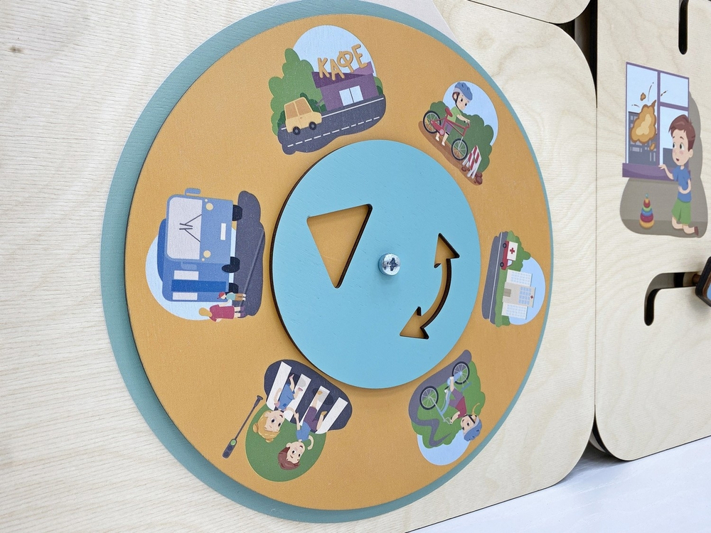 Дидактическая настенная панель Азбука безопасности