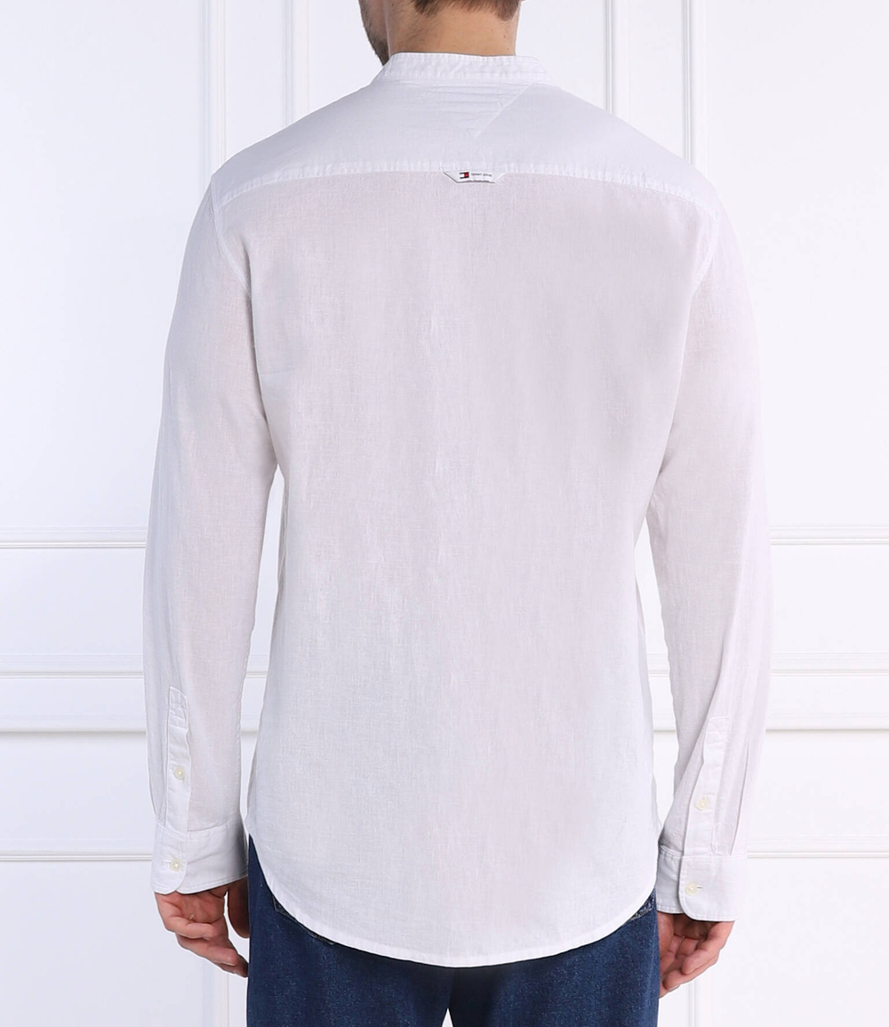 Рубашка MAO LINEN BLEND Tommy Jeans - белый(DM0DM18964)