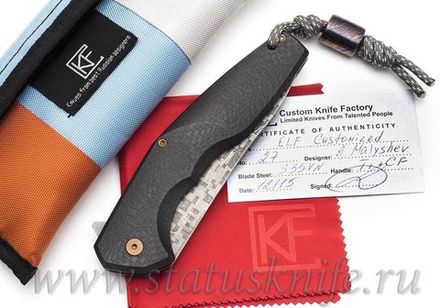 Нож CKF CUSTOM ELF (S35VN, титан-карбон, подшипники)