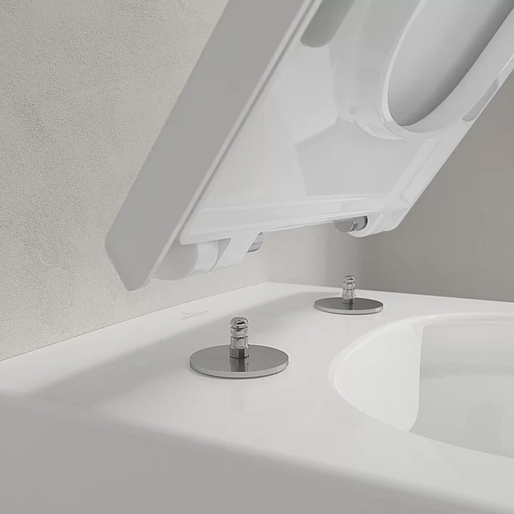 Унитаз подвесной Villeroy&Boch Memento 2.0 4633R0R1 альпийский белый, безободковый