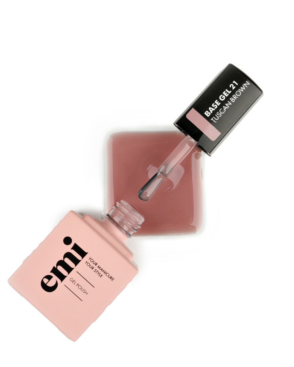 E.MiLac Base Gel Тосканский бежевый №21, 15 мл