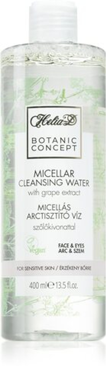 Helia-D Botanic Concept - очищающая мицеллярная жидкость для чувствительной кожи /   400  ml  / GTIN 5999569020404