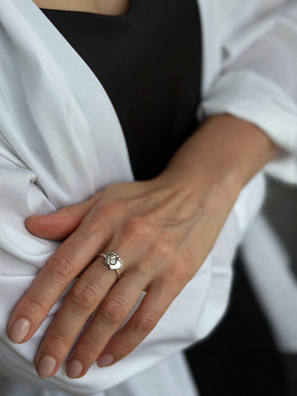 Кольцо 94012124 серебро 925° размер 17,5