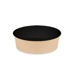OSQ Упаковка Round Bowl черный 620 БЕЗ КРЫШКИ (1/45/270)