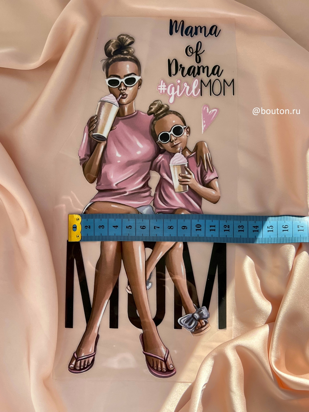 Термонаклейка mama of drama