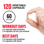 Force Factor, Volcano, бустер оксида азота,120 капсул