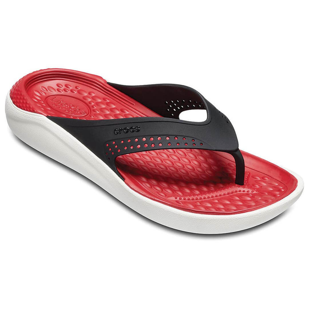 Шлепанцы Crocs LiteRide Flip Black White