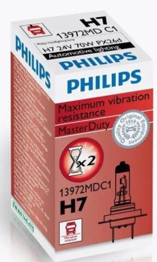 Автолампа H7 24V- 55W Philips (PX26d) Master Duty #13972MDC1 ORIGINAL