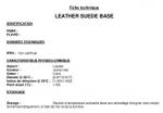 LEATHER SUEDE base / ЗАМША CAS -