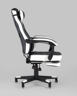 Кресло игровое TopChairs Virage черно-белое