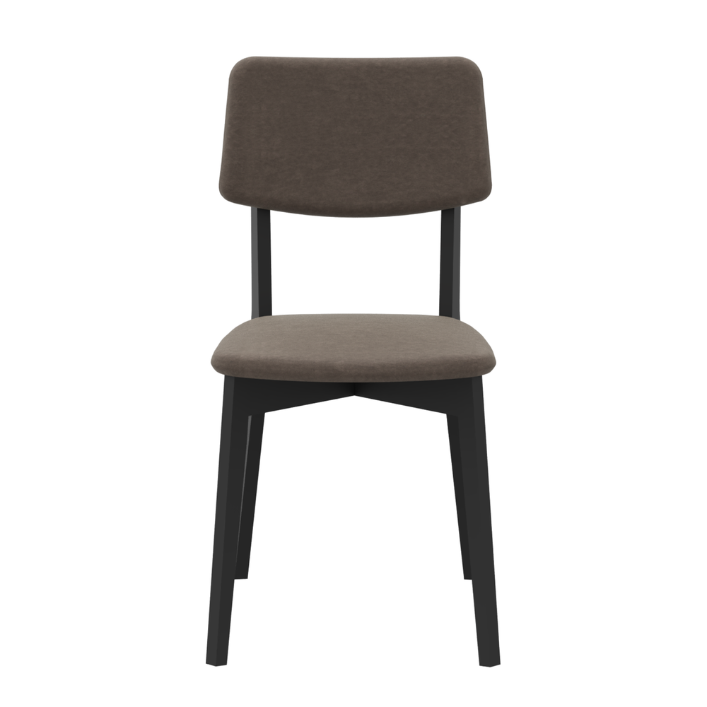 Стул DAFNA 1 деревянный, черное дерево + велюр 232