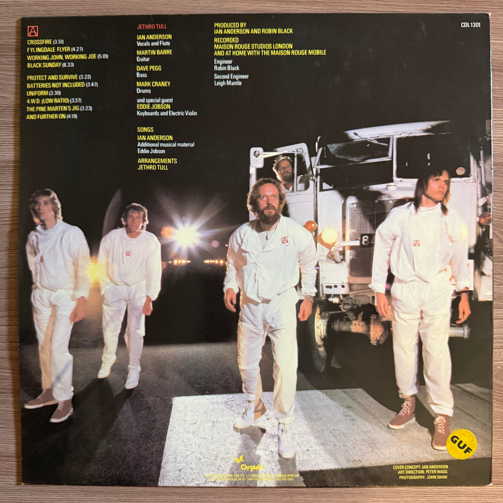 Виниловая пластинка Jethro Tull - A LP