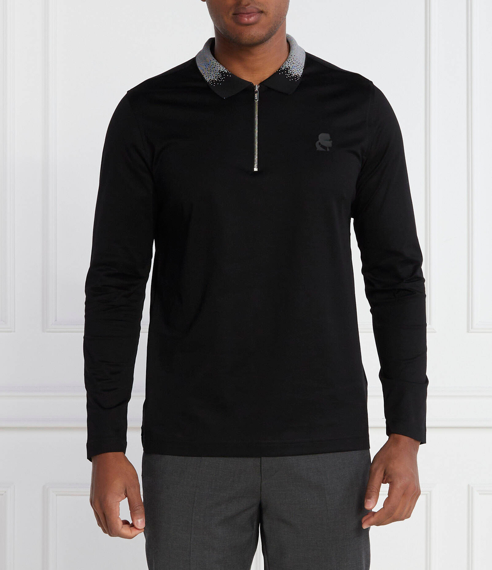 Поло LS Karl Lagerfeld - черный(745005 534200)