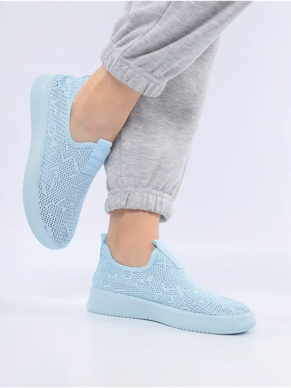 Слипоны летние текстильные