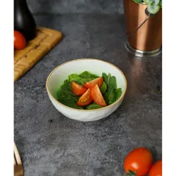 Салатник 360 мл d 12,8 см h5,5 см зеленый фарфор "The Sun Eco" P.L. Proff Cuisine [6]