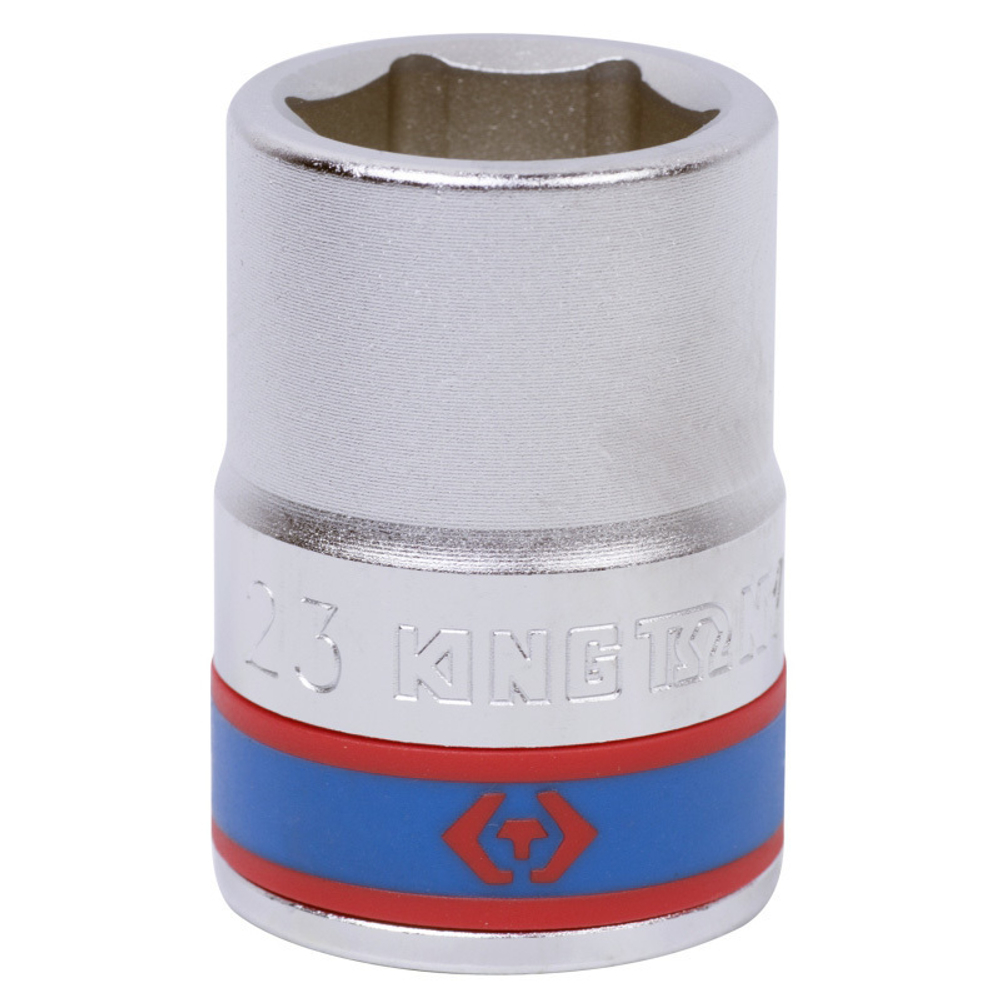 Головка торцевая стандартная шестигранная 3/4&quot;, 23 мм KING TONY 633523M