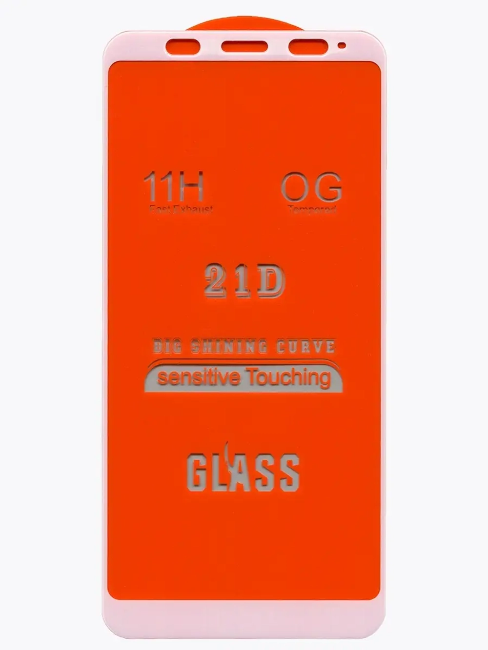 Защитное стекло Glass для Xiaomi Redmi Note 5/ Note 5 Pro, полный клей 21D, белая рамка