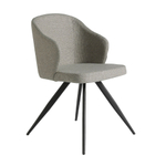 Стул Angel Cerda F3208-GRIS /4057 черные ножки