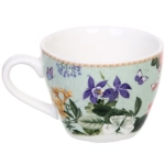 Чайный набор 4 предмета «Цветочная фантазия» (2 кружи 130мл+2 блюдца)