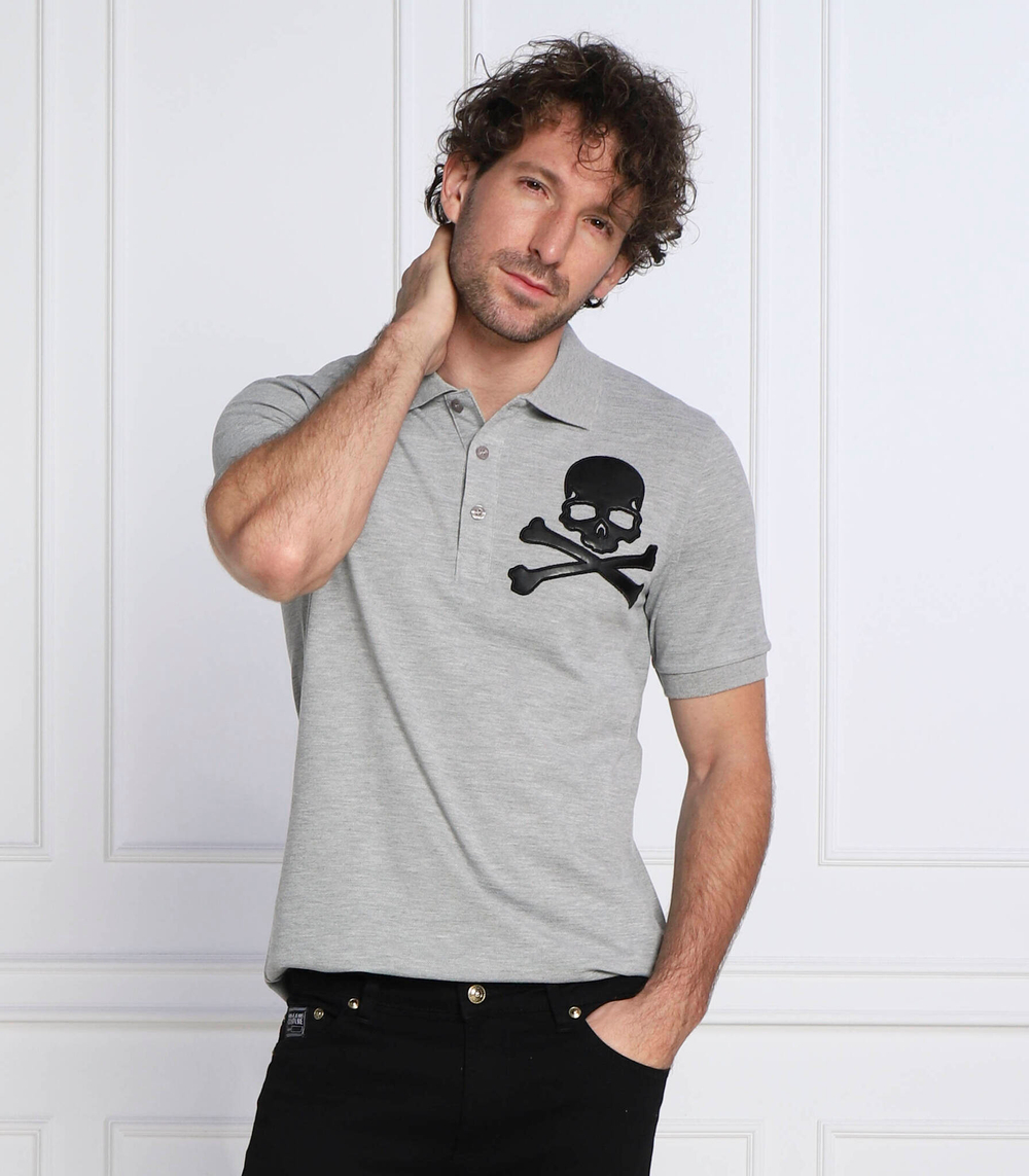 поло Philipp Plein - серый(MTK5860 PTE003N)