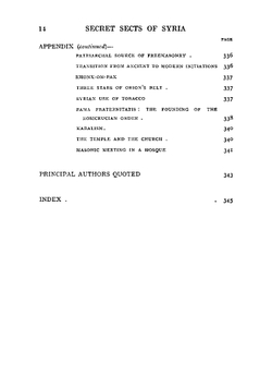Secret sects of Syria and the Lebanon | Bernard H. Springett