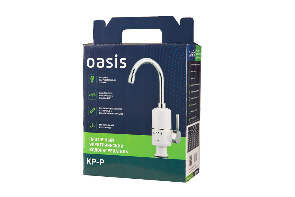 Электрический проточный водонагреватель Oasis KP-P (X)