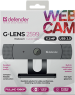Веб-камера  Defender G-lens 2599 FullHD 1080p