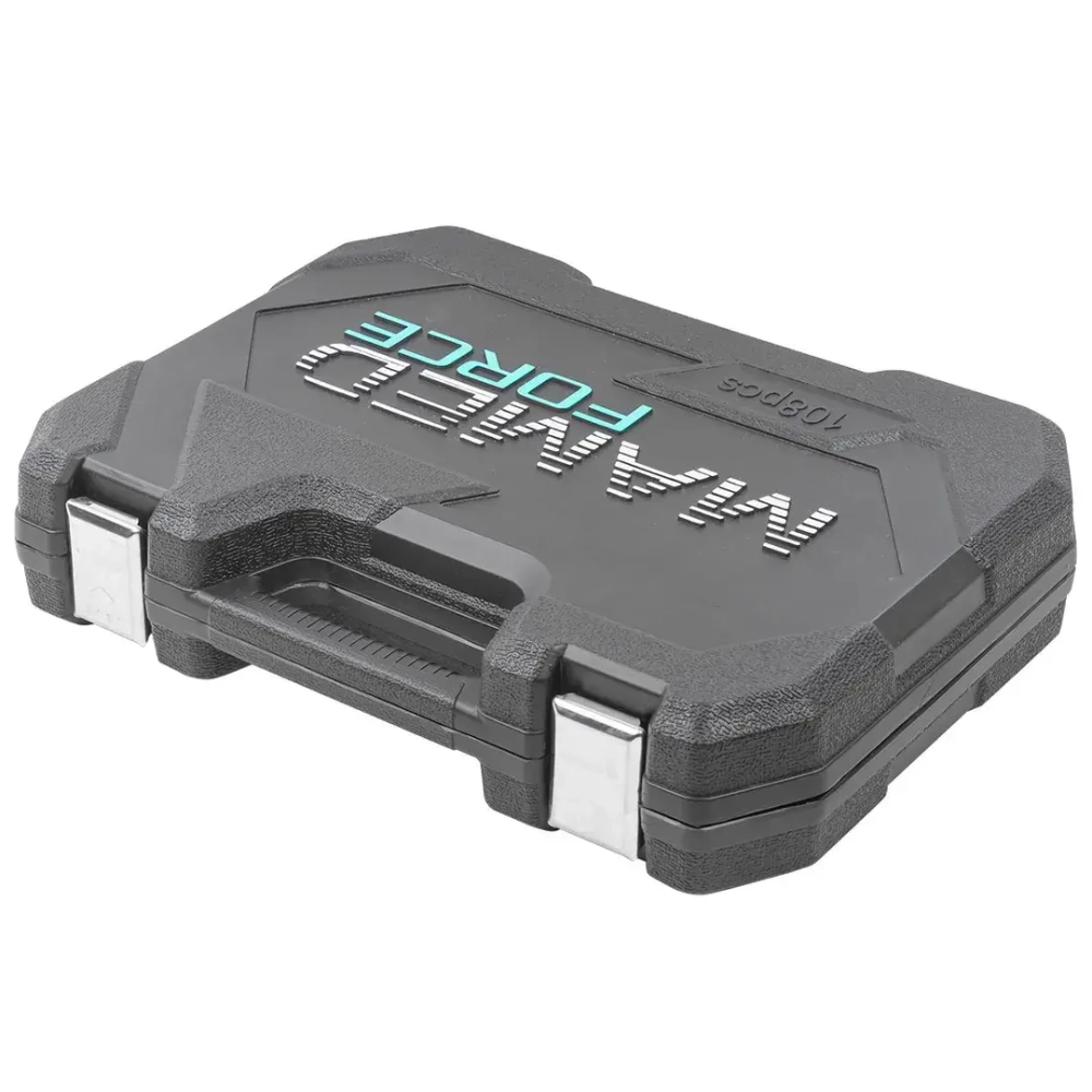 Набор инструментов PROFI 108пр. 1/4'',1/2''(6гр)(4-32мм) MAMEDFORCE MF-41082-5