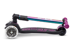 Самокат Maxi Micro Deluxe LED складной, неохром сиреневый