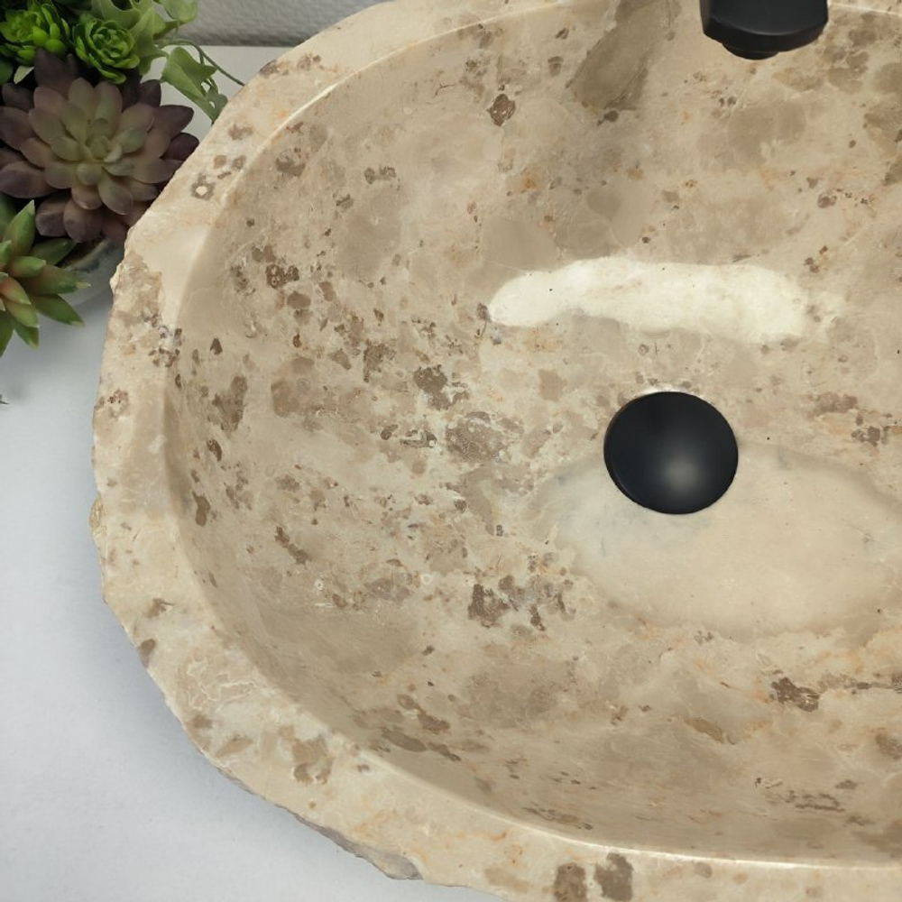 Раковина из мрамора Erozy Cream EM-62667 51*41*15 122