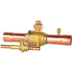 Кран шаровой латунный РИДАН GBC 28s 1 1/8 с портом