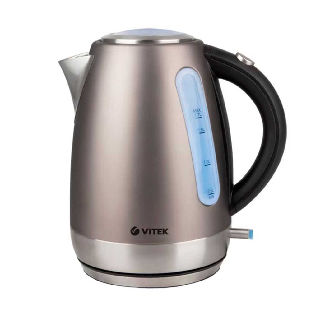 Электрический чайник Vitek VT-7025 ST, серебристый