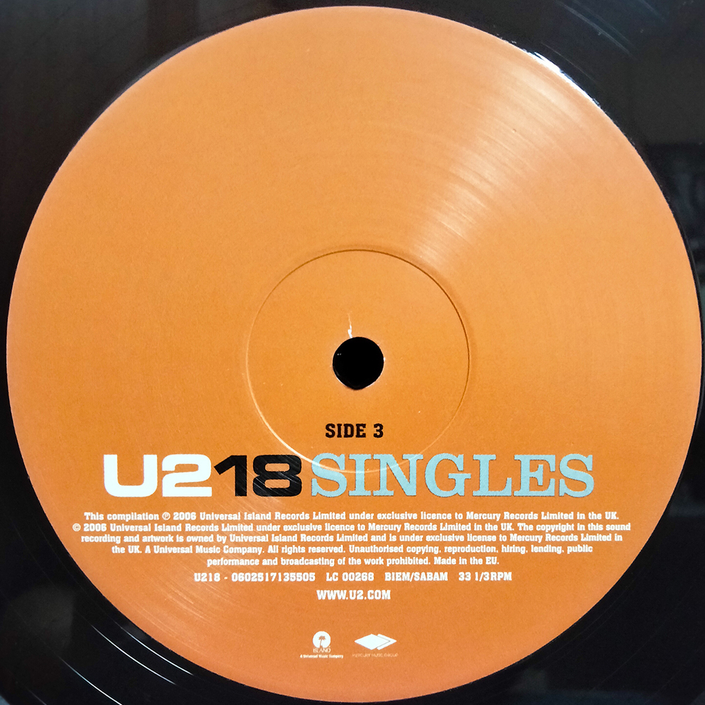 U2 / U218 Singles (2LP)