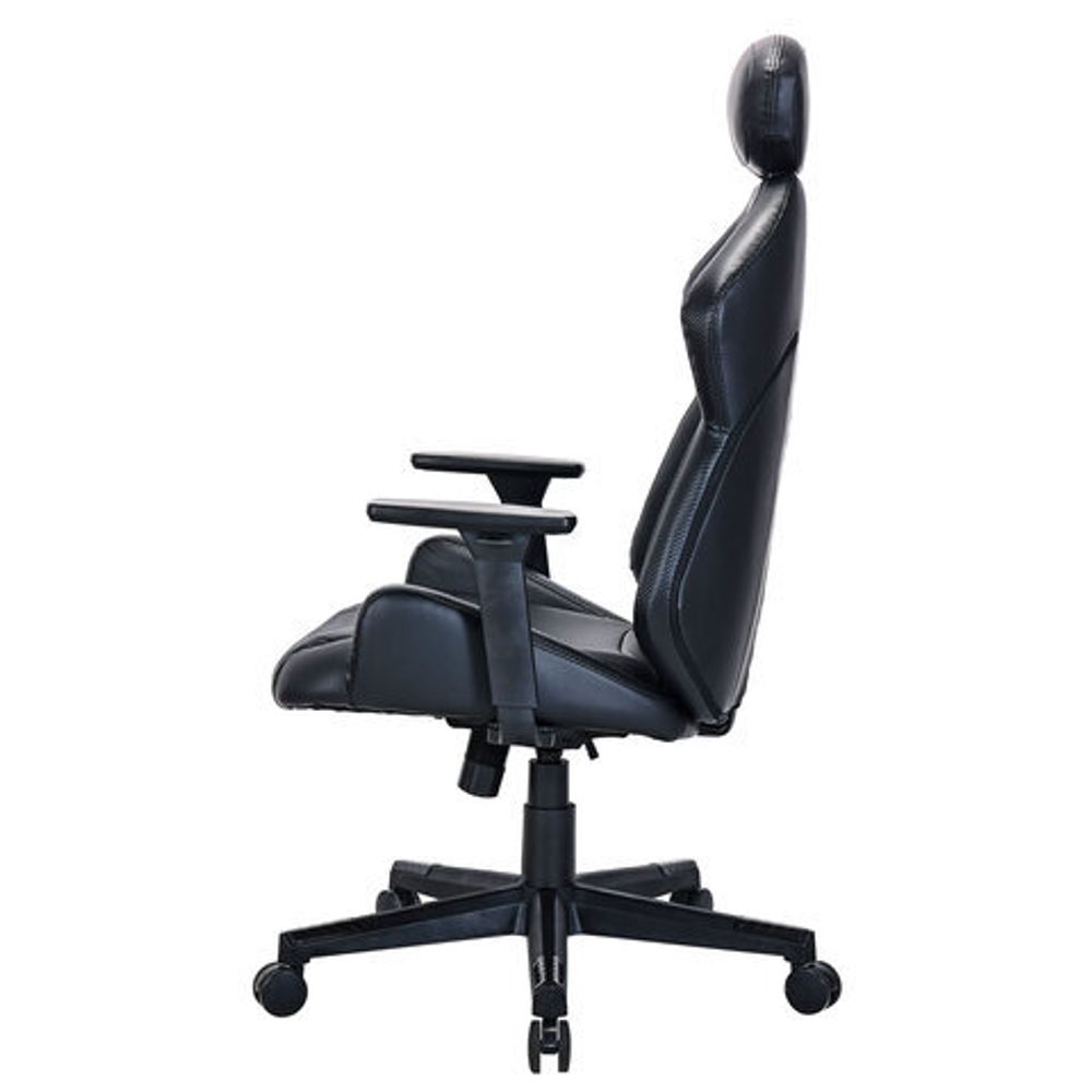 Кресло BRABIX PREMIUM "Tokyo EX-595", регулируемый подголовник, рециклированная кожа, черное, 532975