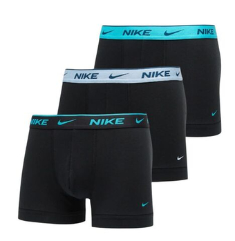 Мужские спортивные боксеры Nike Everyday Cotton Stretch Trunk 3P - black/light armory blue/dusty cactus
