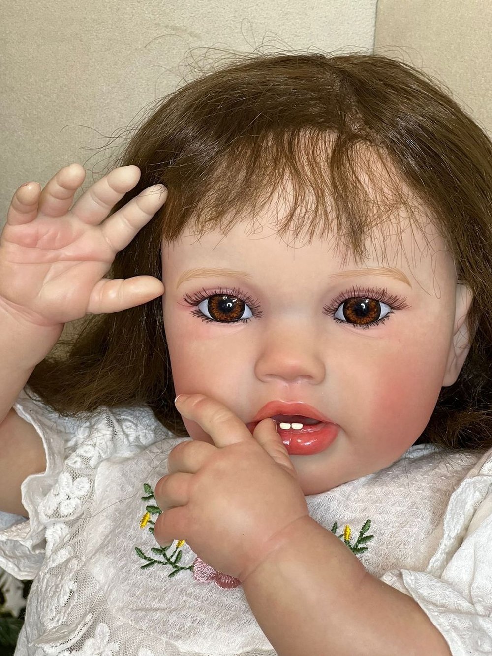 Кукла Реборн мягконабивная 60см в пакете (FA-522)