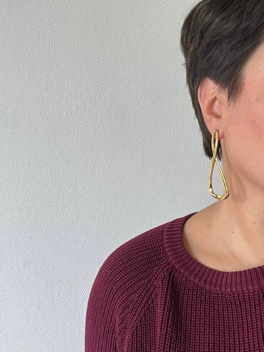 Крупные серьги Avon