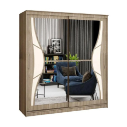 Шкаф-купе Элегант №1 1,7 Ясень шимо темный