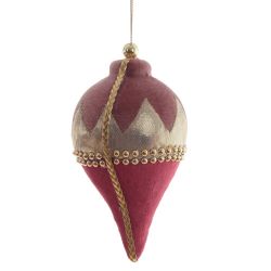 GAEM Украшение новогоднее "Капля", L9 W9 H16,5 см, 4в.