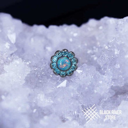 Sunflower Big HM Opal Azure & Aqua