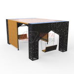 Пергола Шахерезада с резной скамейкой