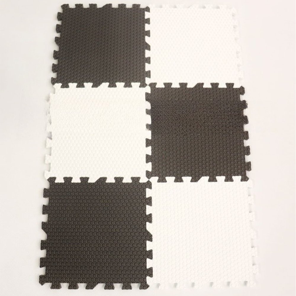 Мягкий пол "Соты" 6 плиток 300x300x14 мм 40 шор