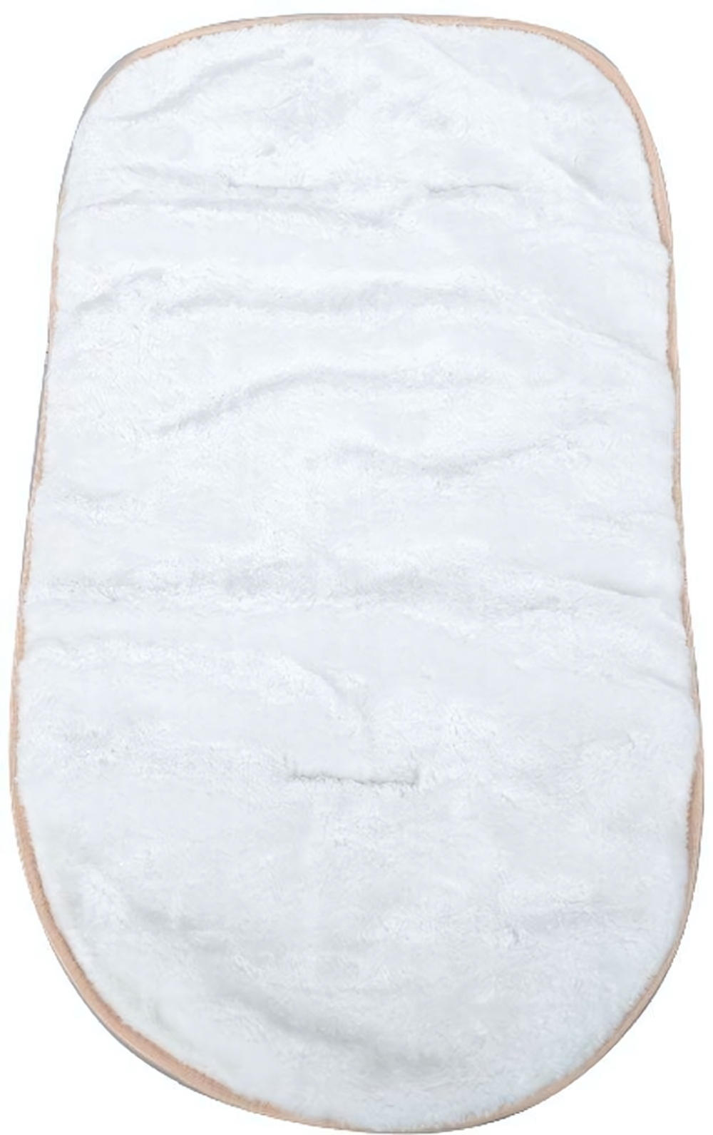 Матрасик в коляску мех белый в ассорт