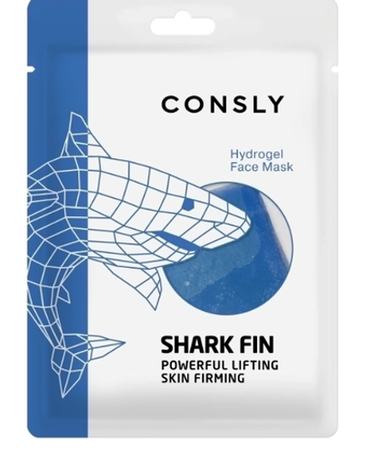 Consly Hydrogel Shark Fin Face Mask гидрогелевая маска с экстрактом акульего плавника