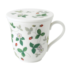 Wedgwood Кружка "Дикая клубника" 280 мл + крышка