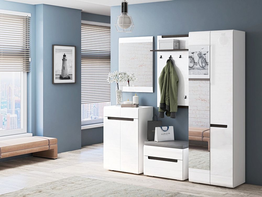 Стокгольм Зеркало к тумбе для обуви