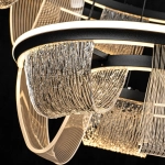 Подвесная люстра Led4U L7706-800-460 BK