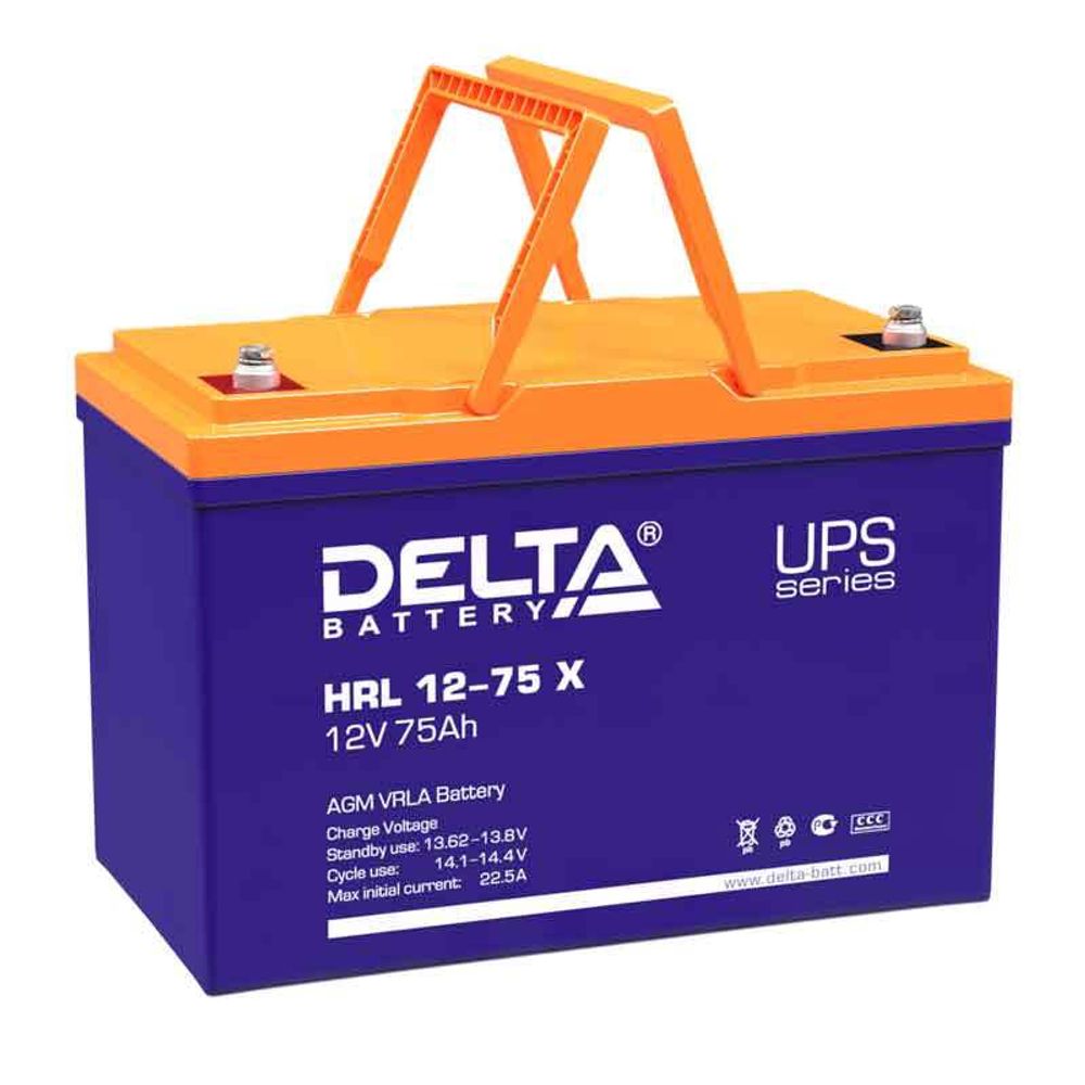 HRL 12-75 Х аккумулятор Delta
